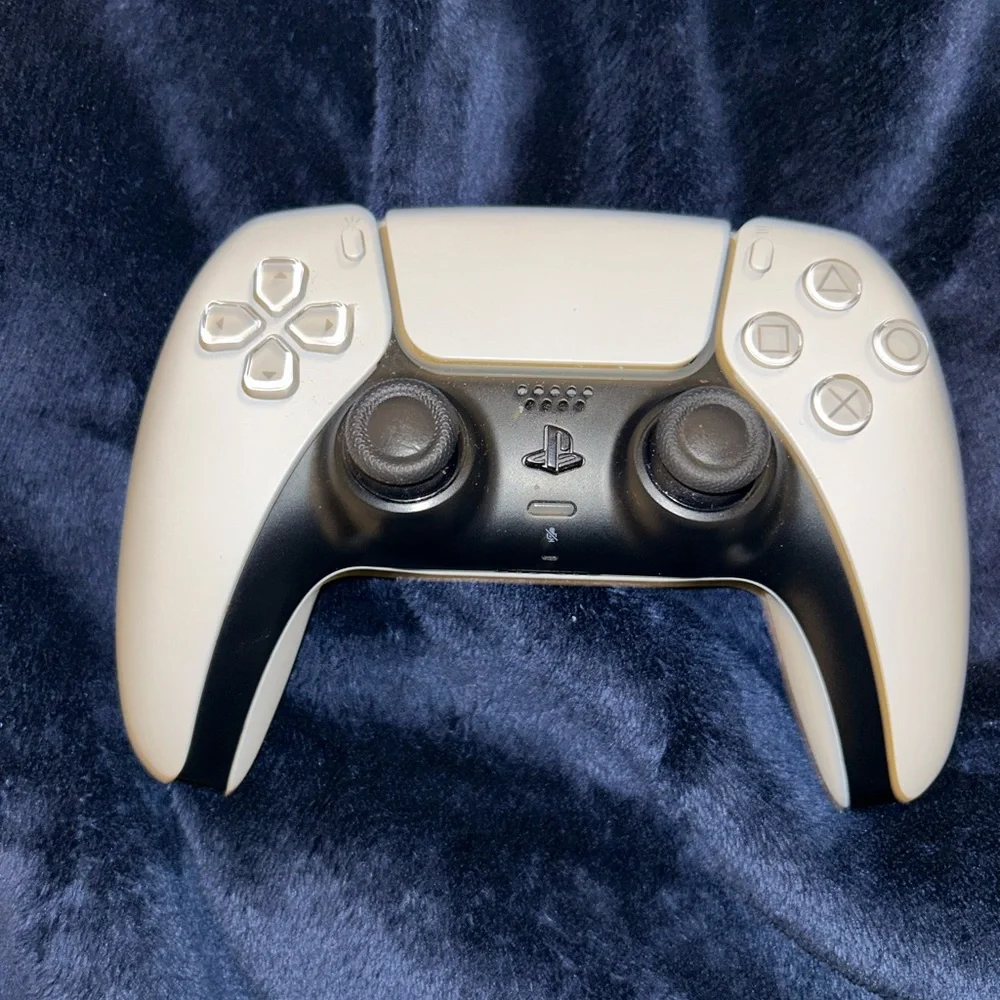 White PS5 Gaming System with White Controller